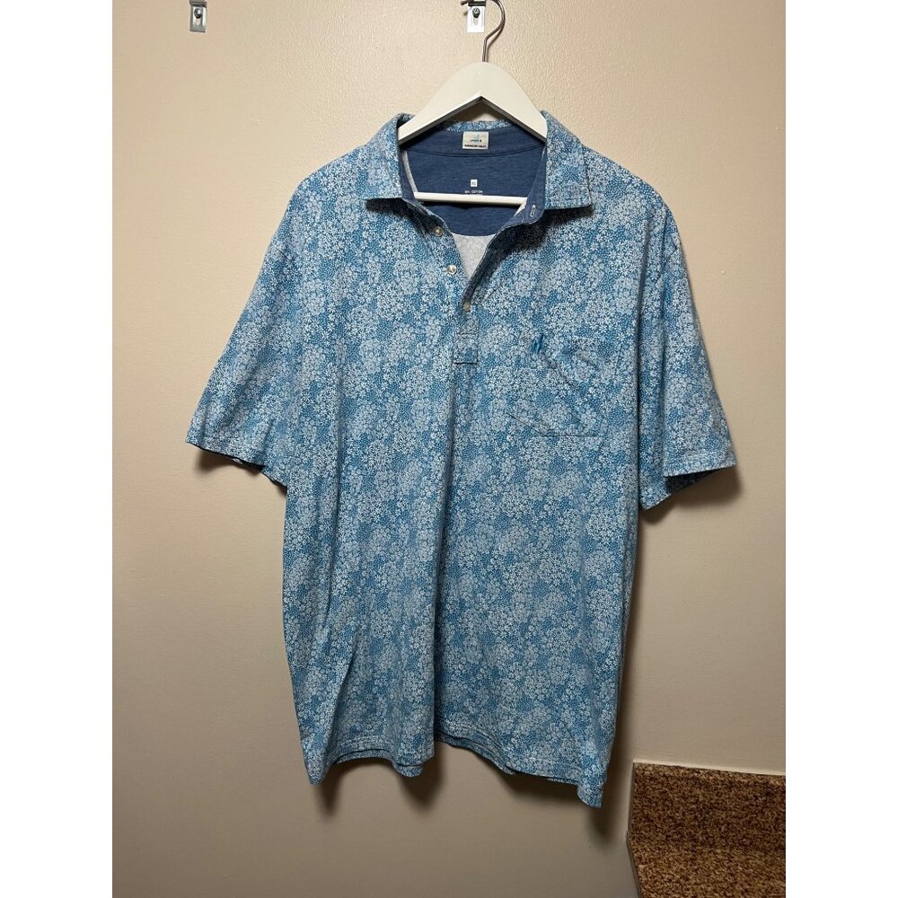 Johnnie-O Floral Polo Shirt - Size XL‎